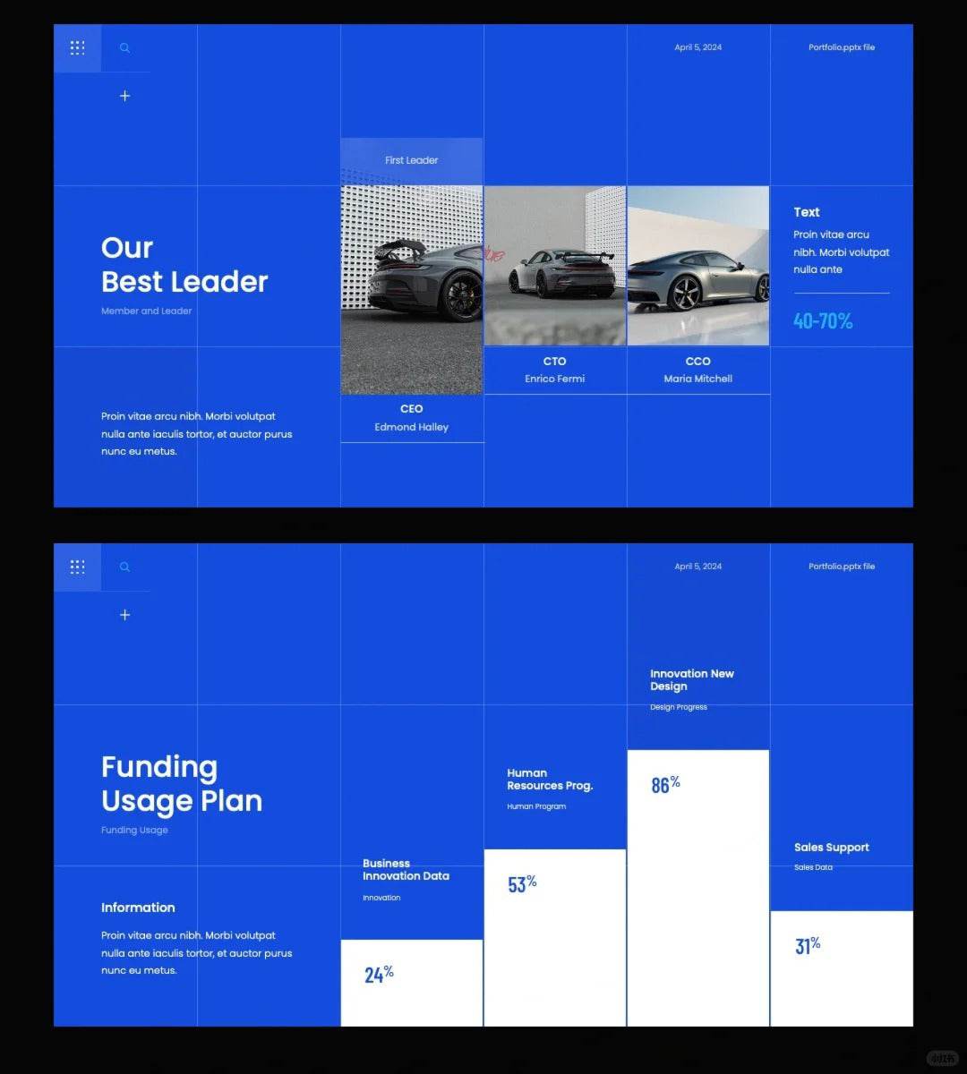 1025 Grid layout PPT to improve beauty and efficiency - whaledesign