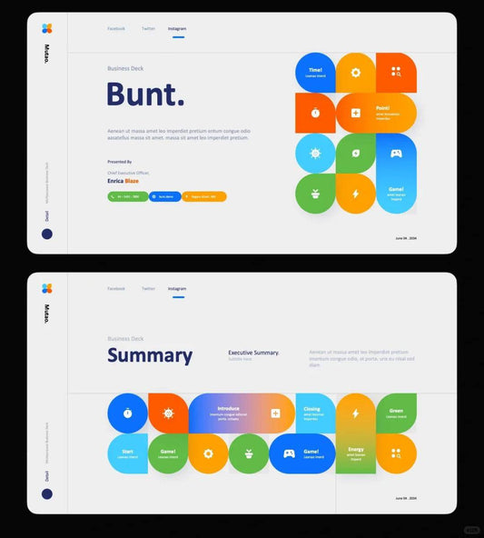 1027 Spring color dopamine PPT template - whaledesign