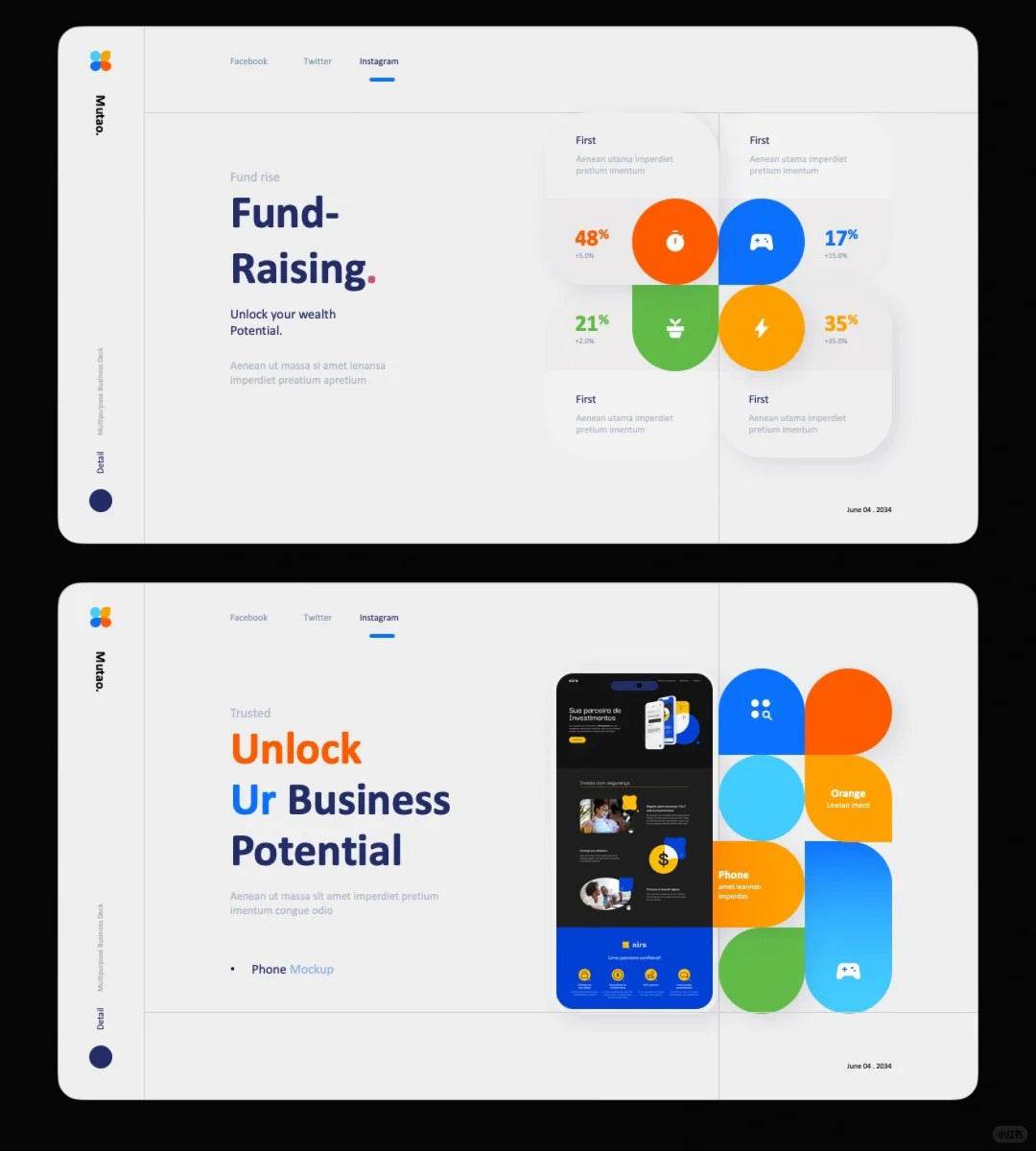 1027 Spring color dopamine PPT template - whaledesign