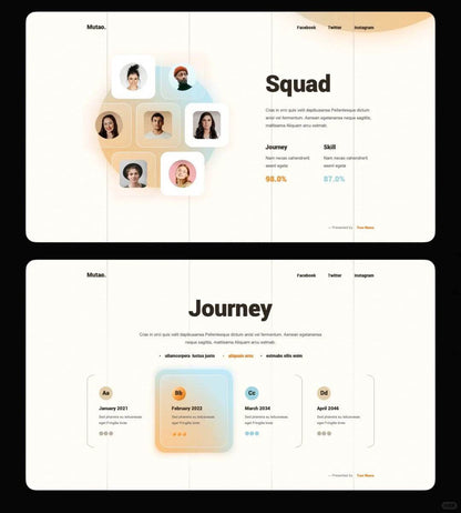 1028 My colleague praised my PPT template for its hazy beauty. - whaledesign