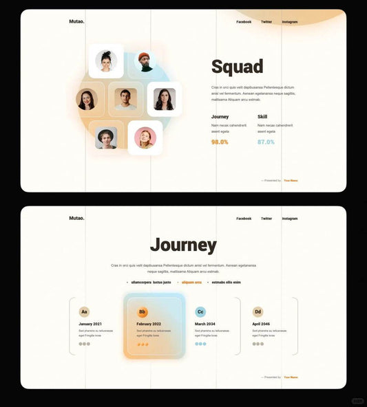 1028 My colleague praised my PPT template for its hazy beauty. - whaledesign