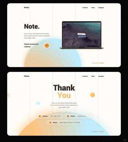 1028 My colleague praised my PPT template for its hazy beauty. - whaledesign