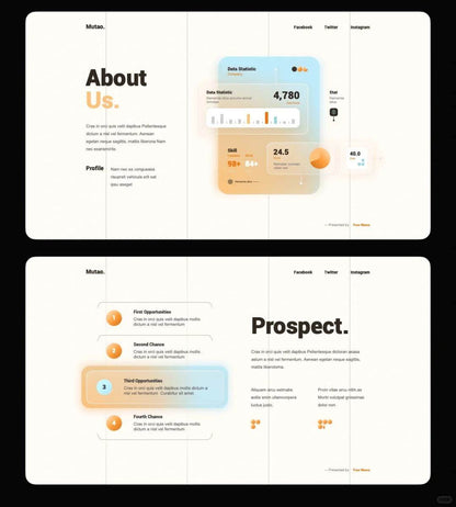 1028 My colleague praised my PPT template for its hazy beauty. - whaledesign