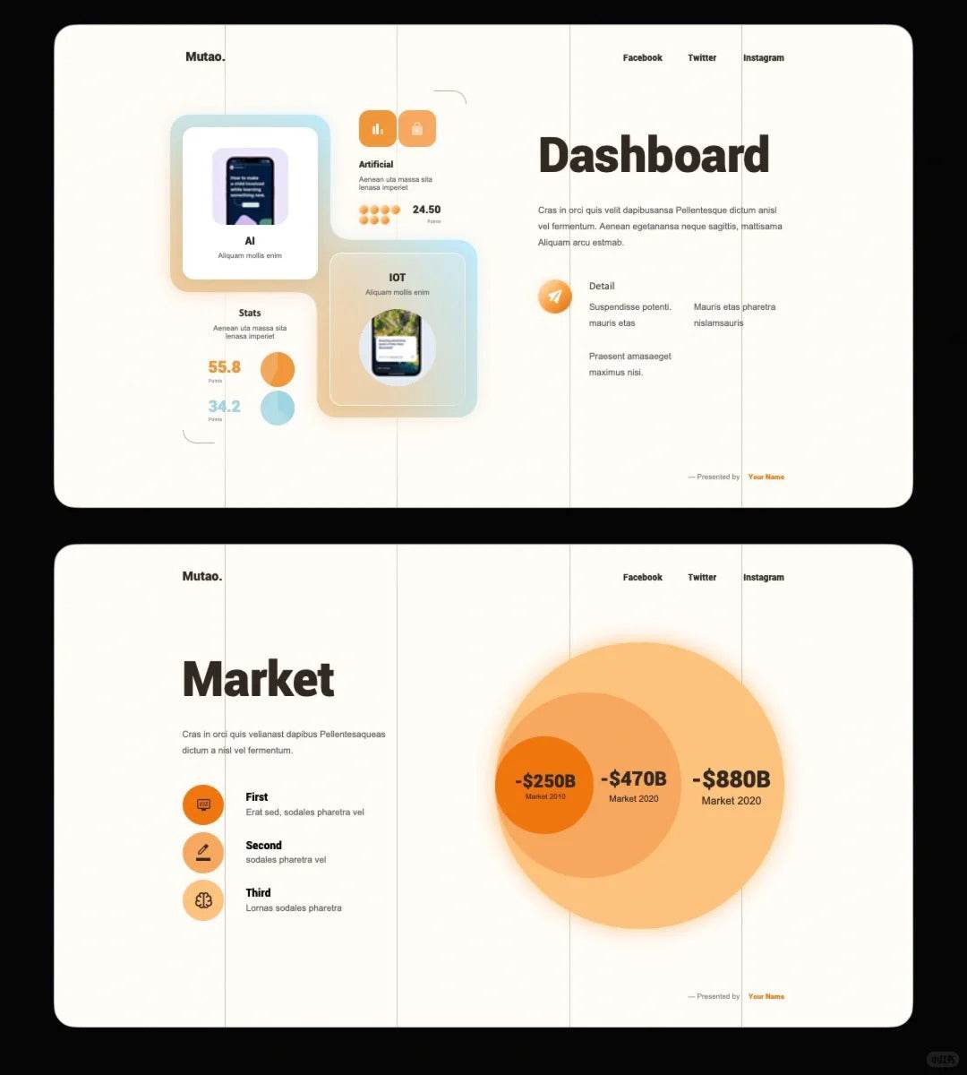 1028 My colleague praised my PPT template for its hazy beauty. - whaledesign