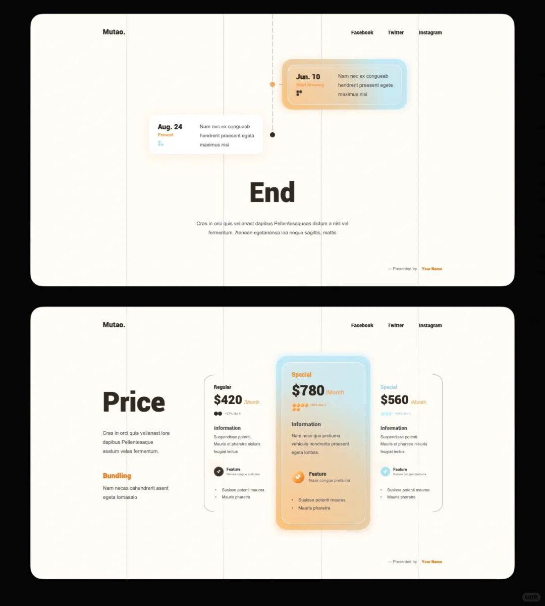1028 My colleague praised my PPT template for its hazy beauty. - whaledesign