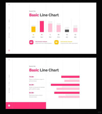 1030 Pink and white color matching PPT template - whaledesign