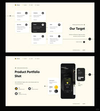 1032 High-level visual guide line PPT template - whaledesign