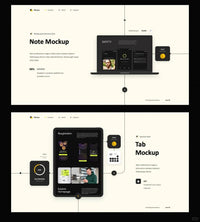 1032 High-level visual guide line PPT template - whaledesign