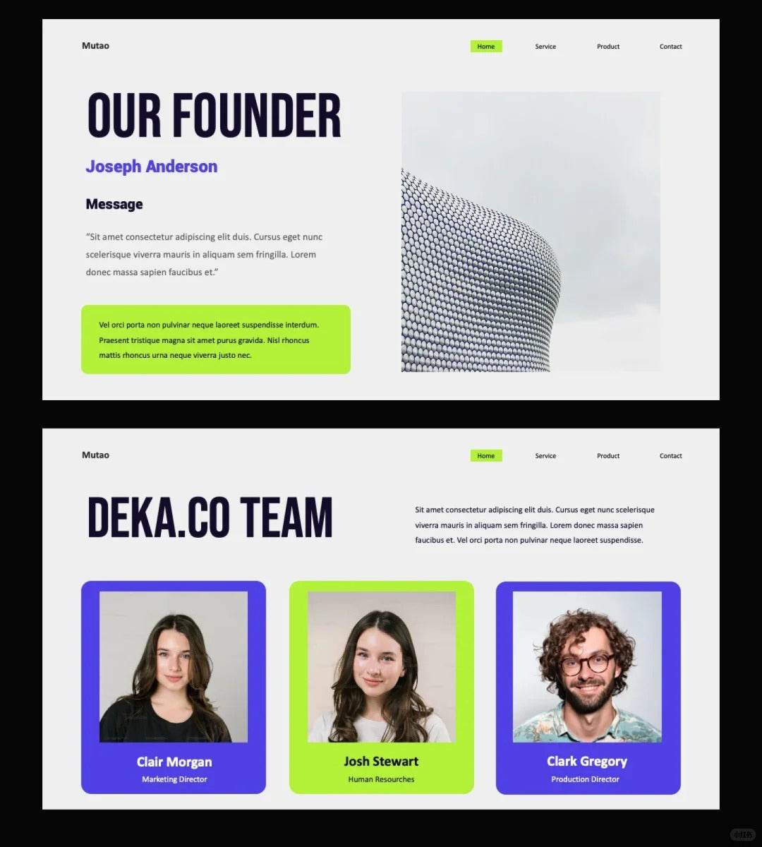 1033 Super concise PPT template suitable for multiple picture presentations - whaledesign