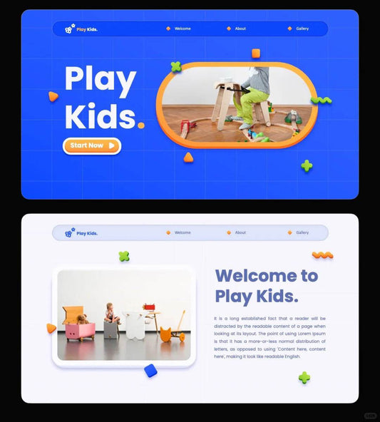 1040 Colorful cartoon style PPT template - whaledesign