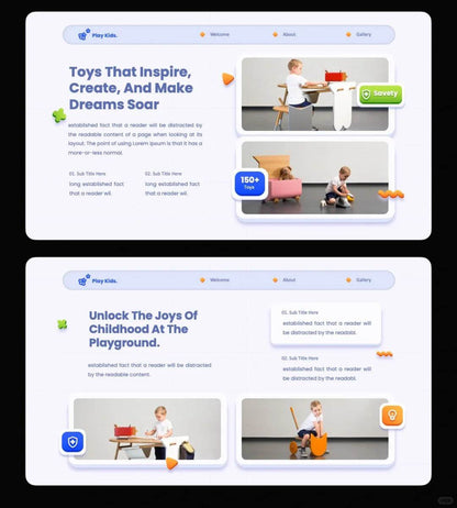 1040 Colorful cartoon style PPT template - whaledesign