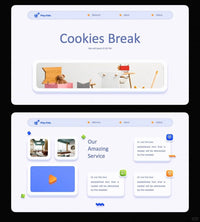 1040 Colorful cartoon style PPT template - whaledesign