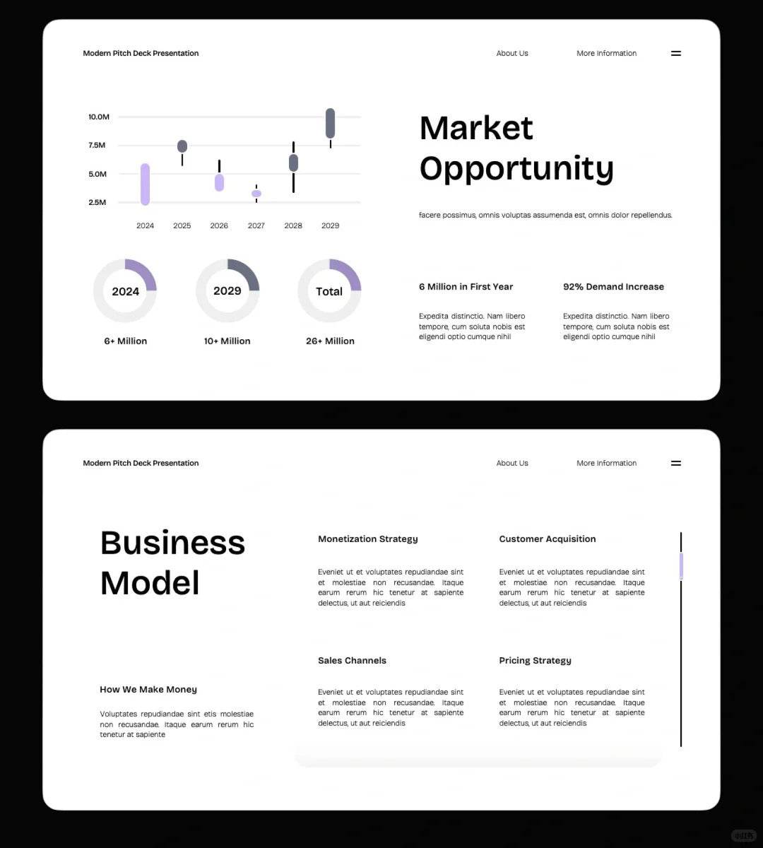 1045 Simple and readable PPT template - whaledesign