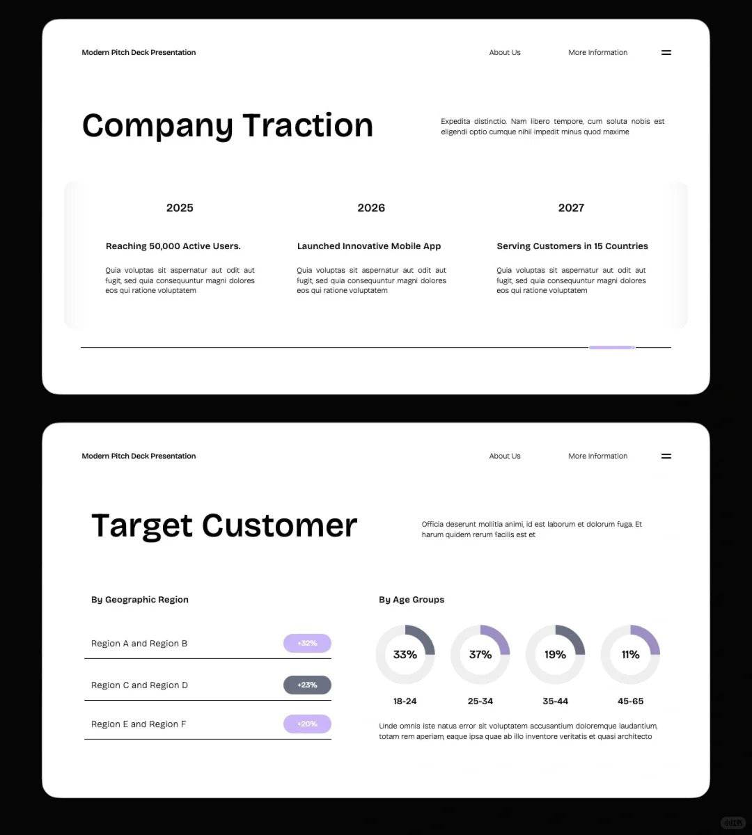 1045 Simple and readable PPT template - whaledesign