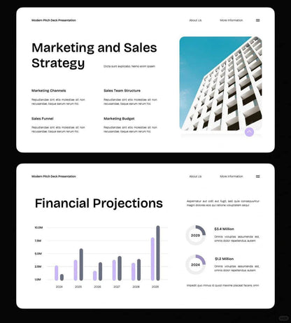 1045 Simple and readable PPT template - whaledesign