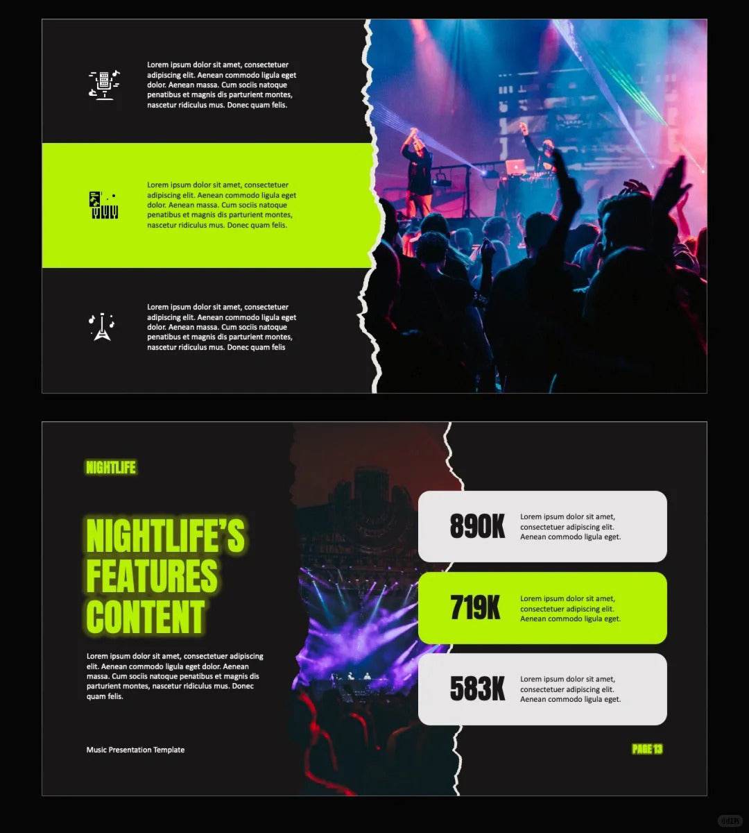 1046 Rock style PPT template - whaledesign