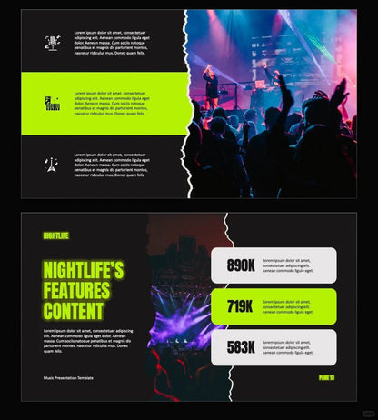 1046 Rock style PPT template - whaledesign