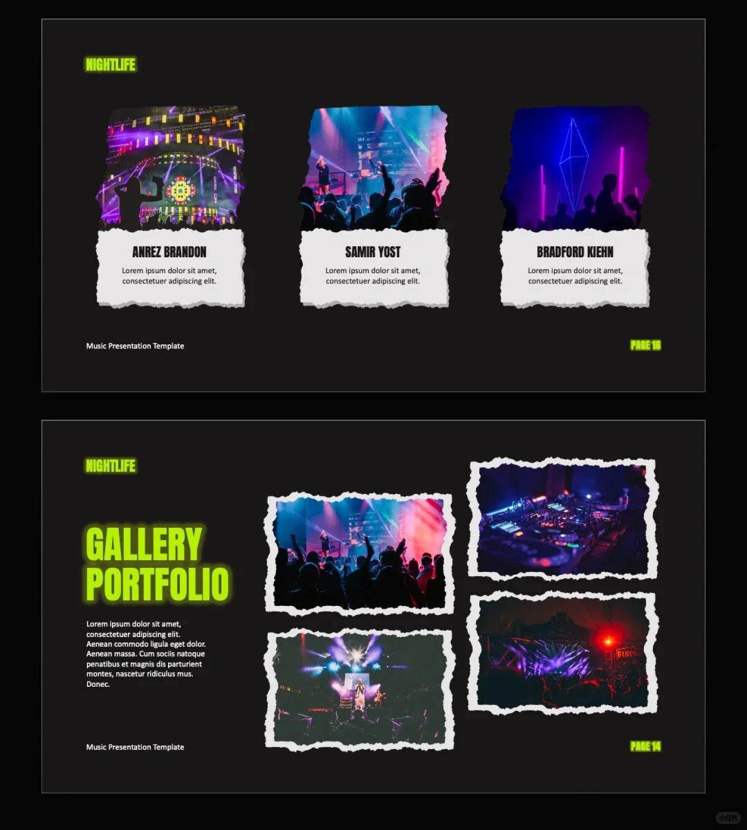 1046 Rock style PPT template - whaledesign
