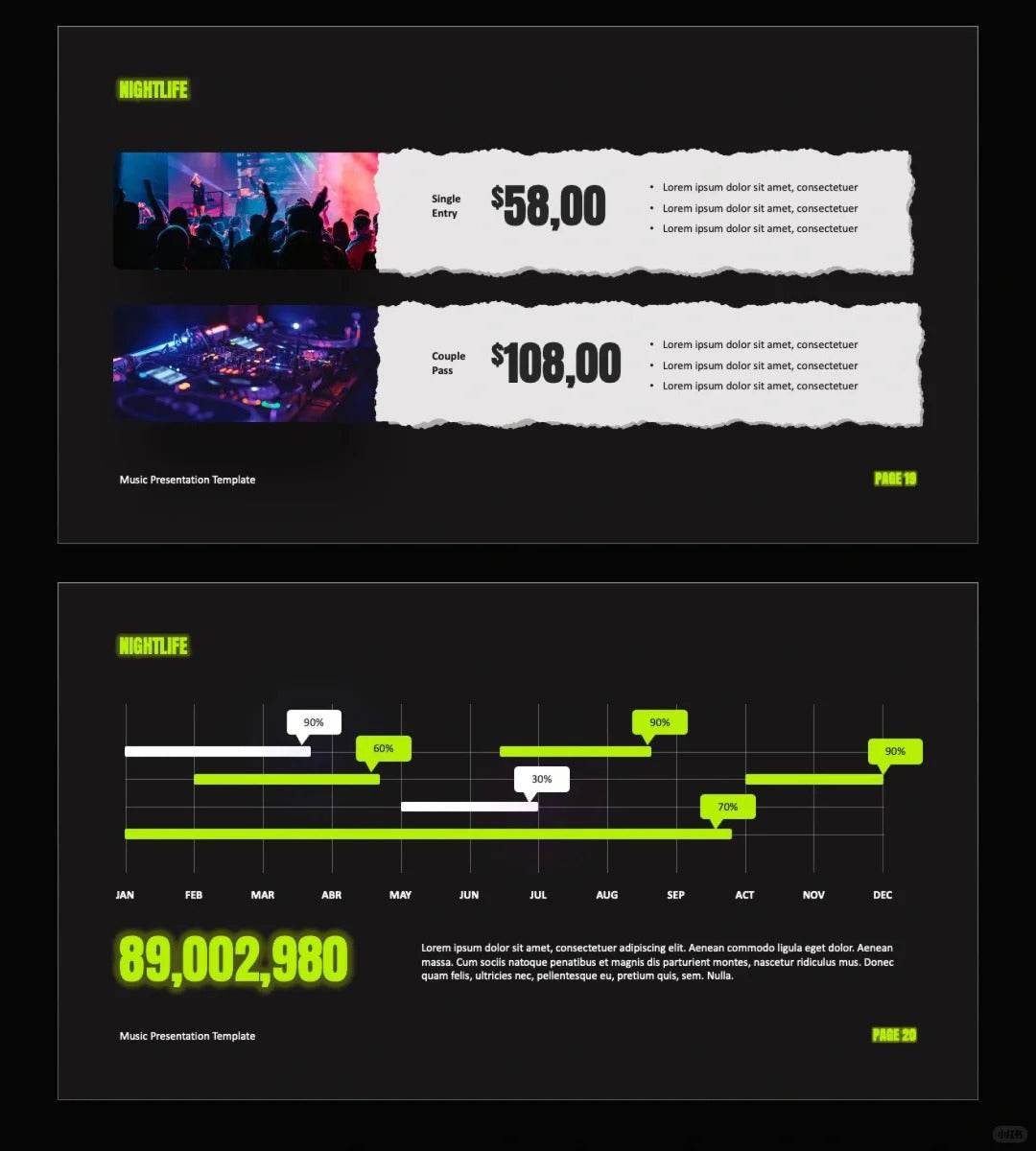 1046 Rock style PPT template - whaledesign