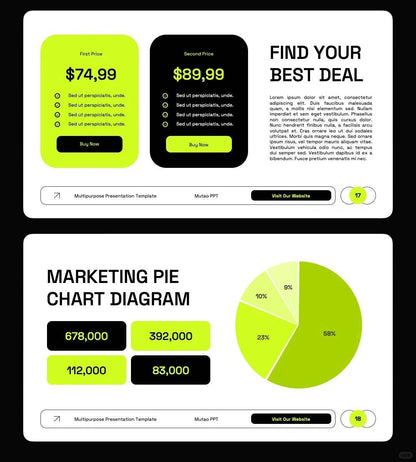 1047 Multi-image PPT template suitable for product display - whaledesign
