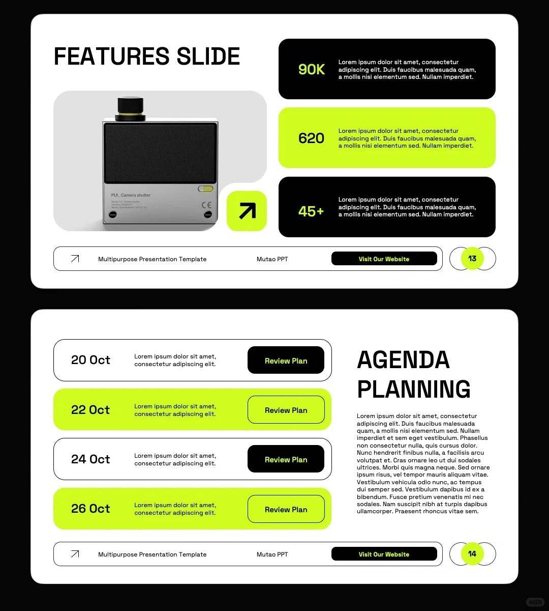 1047 Multi-image PPT template suitable for product display - whaledesign