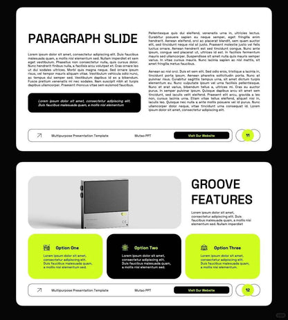 1047 Multi-image PPT template suitable for product display - whaledesign