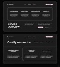 1048 Pink and black color minimalist PPT template - whaledesign