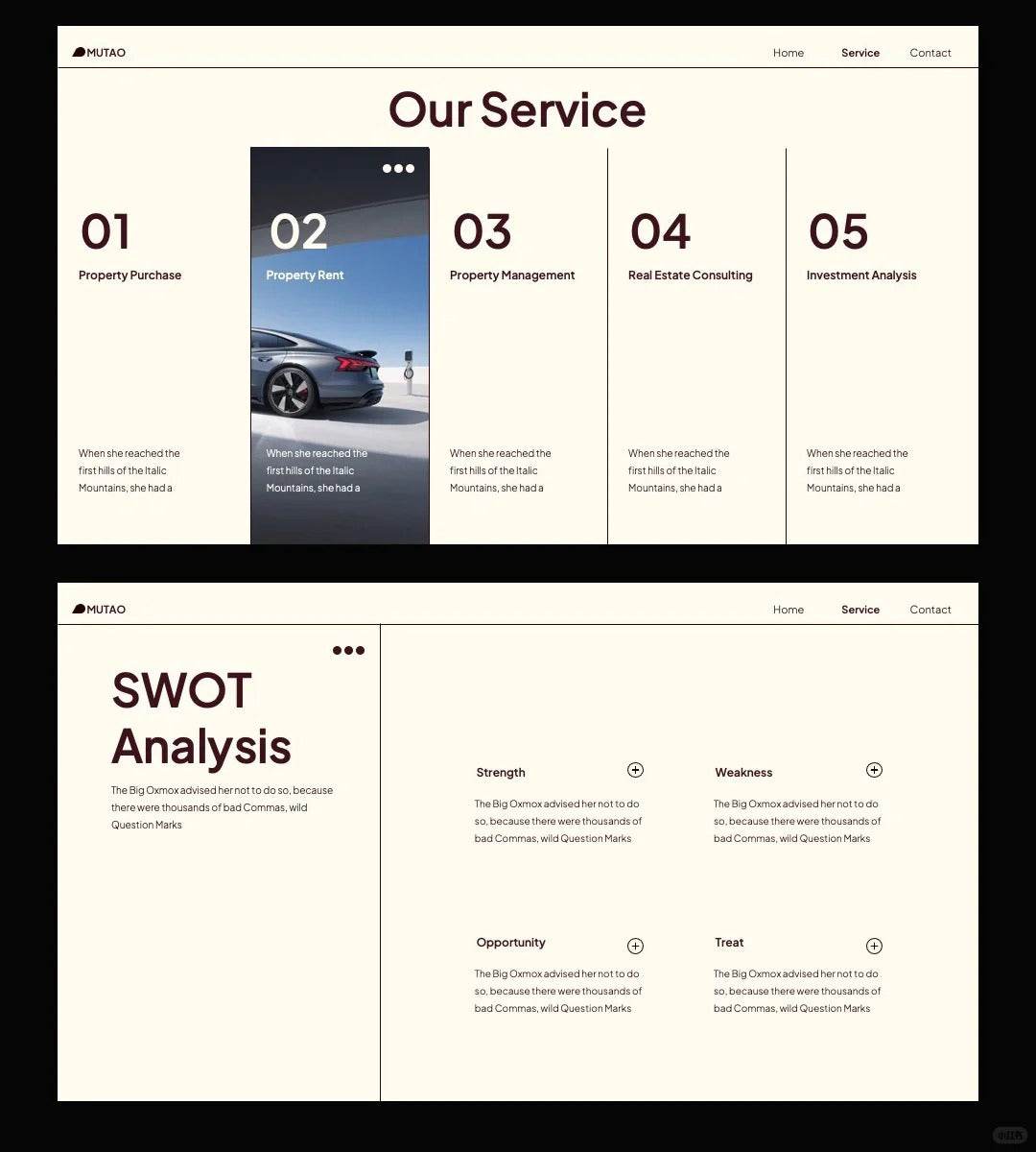 1049 Minimalist style PPT template - whaledesign