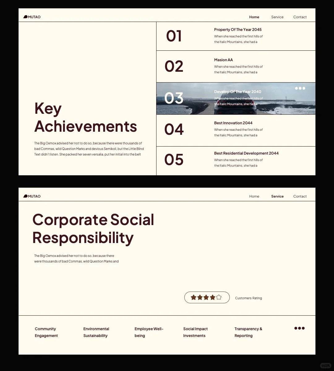 1049 Minimalist style PPT template - whaledesign
