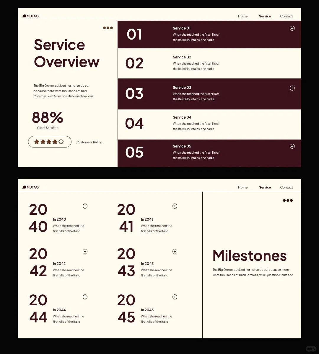 1049 Minimalist style PPT template - whaledesign