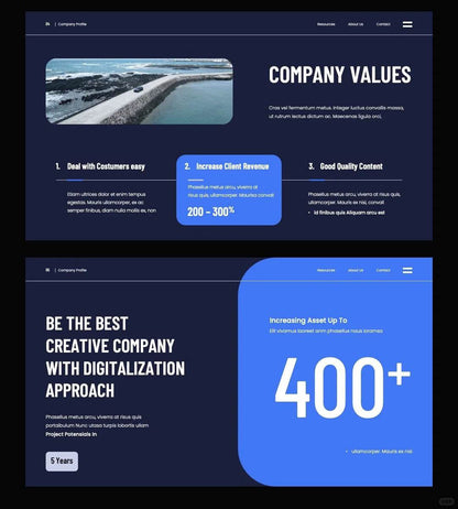 1050 Business simple style PPT template - whaledesign