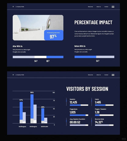 1050 Business simple style PPT template - whaledesign