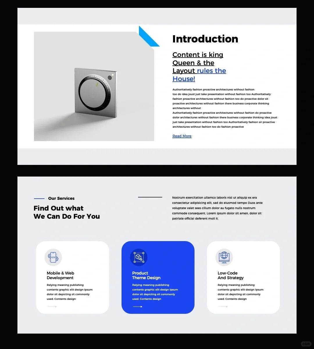1051 Blue Simple Keynote PPT Template - whaledesign
