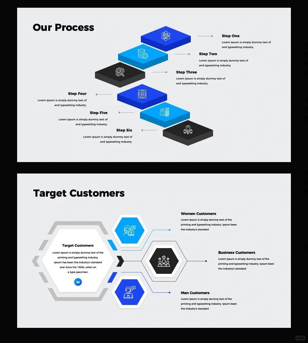 1051 Blue Simple Keynote PPT Template - whaledesign