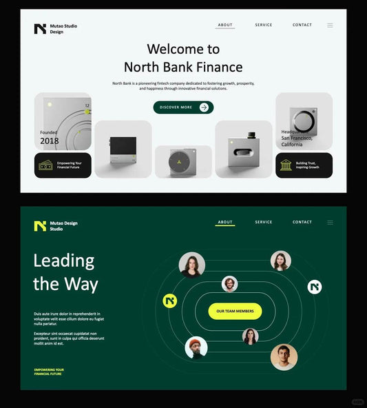 1053 Green High-end Keynote PPT Template - whaledesign