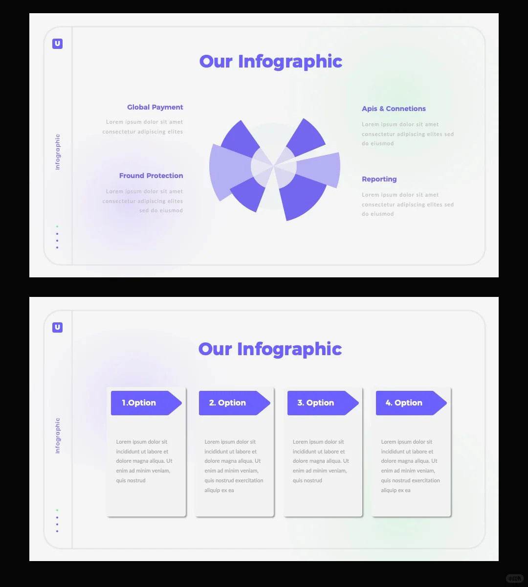 1054 Purple small fresh PPT template - whaledesign