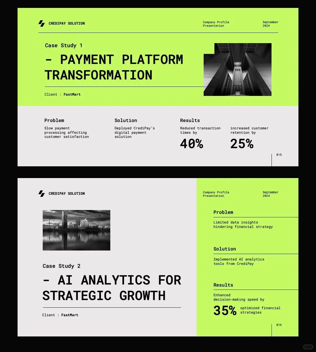 1058 Green high-end PPT & Keynote template - whaledesign
