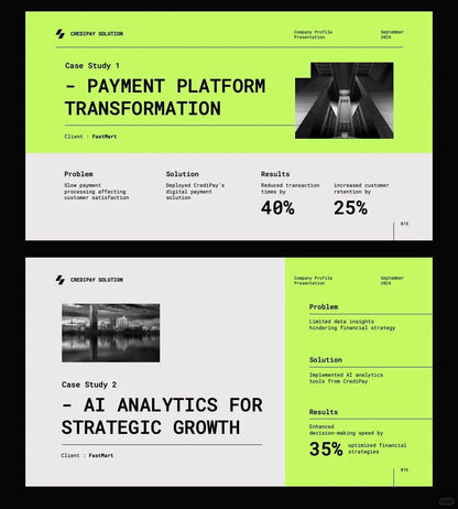 1058 Green high-end PPT & Keynote template - whaledesign