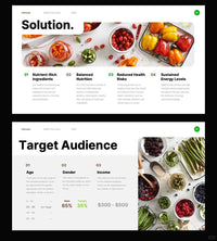 1060 Green coffee color matching (light meal) advanced PPT Key template - whaledesign