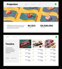 1060 Green coffee color matching (light meal) advanced PPT Key template - whaledesign