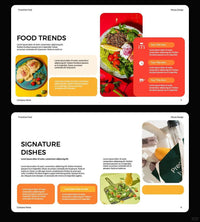 1064 High-end orange and red color Keynote PPT template - whaledesign