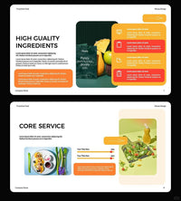 1064 High-end orange and red color Keynote PPT template - whaledesign