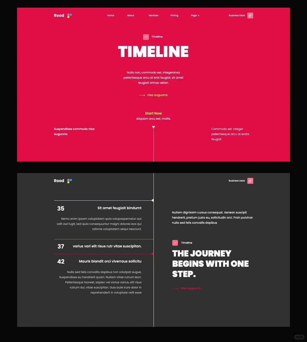1065 High-grade magenta Keynote PPT template - whaledesign