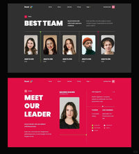 1065 High-grade magenta Keynote PPT template - whaledesign
