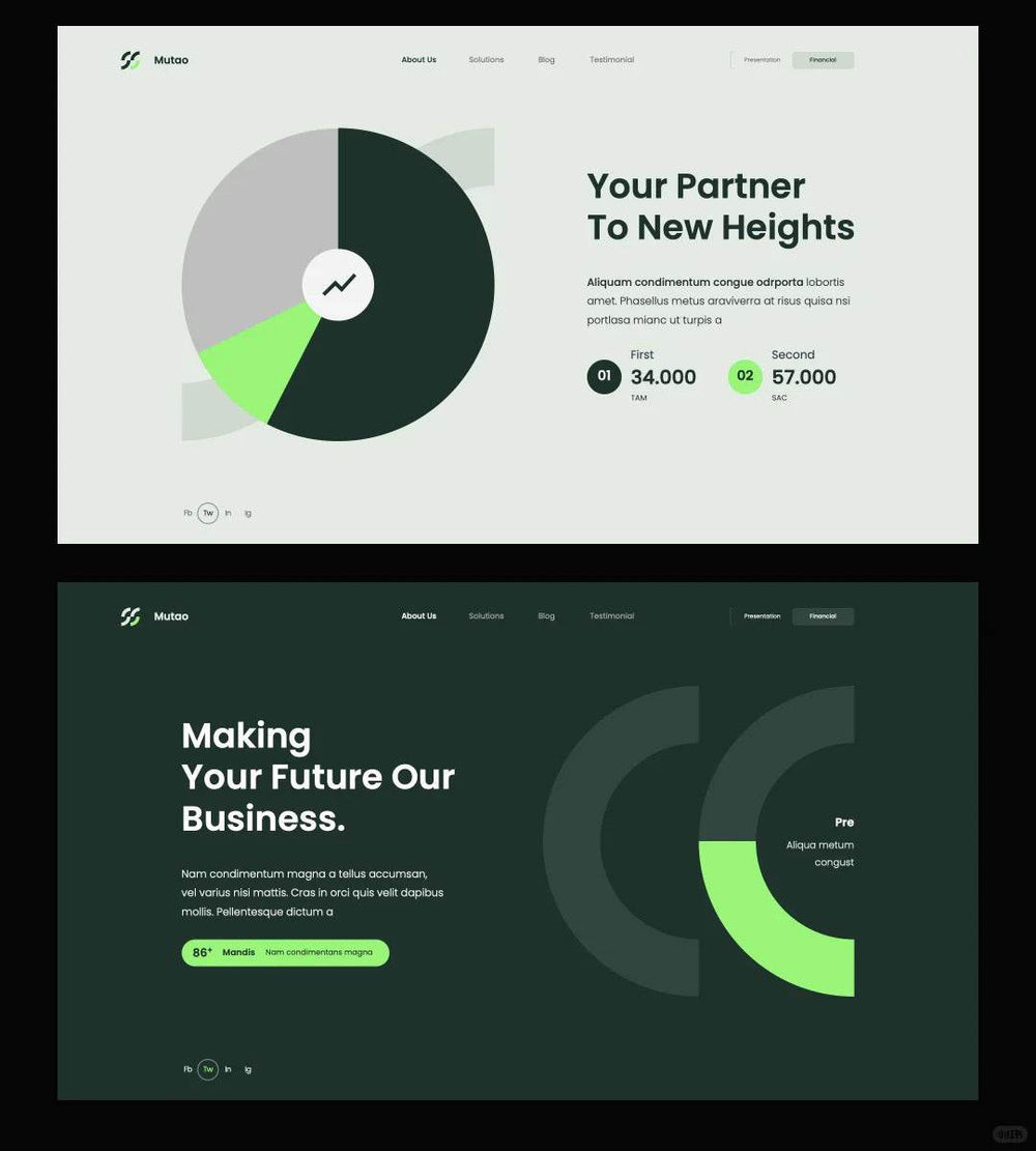 1069 Play with black, white and gray color matching to easily create a minimalist - whaledesign