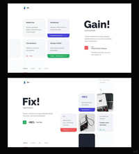 1070 Left and right columns + card thinking, PPT plays new tricks - whaledesign