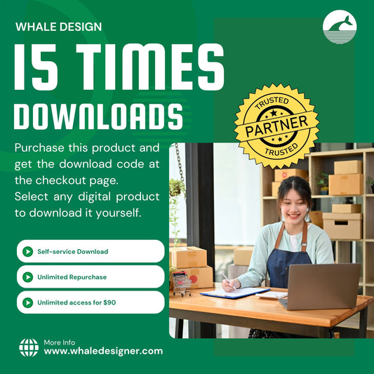 Download up to 15 times at will!