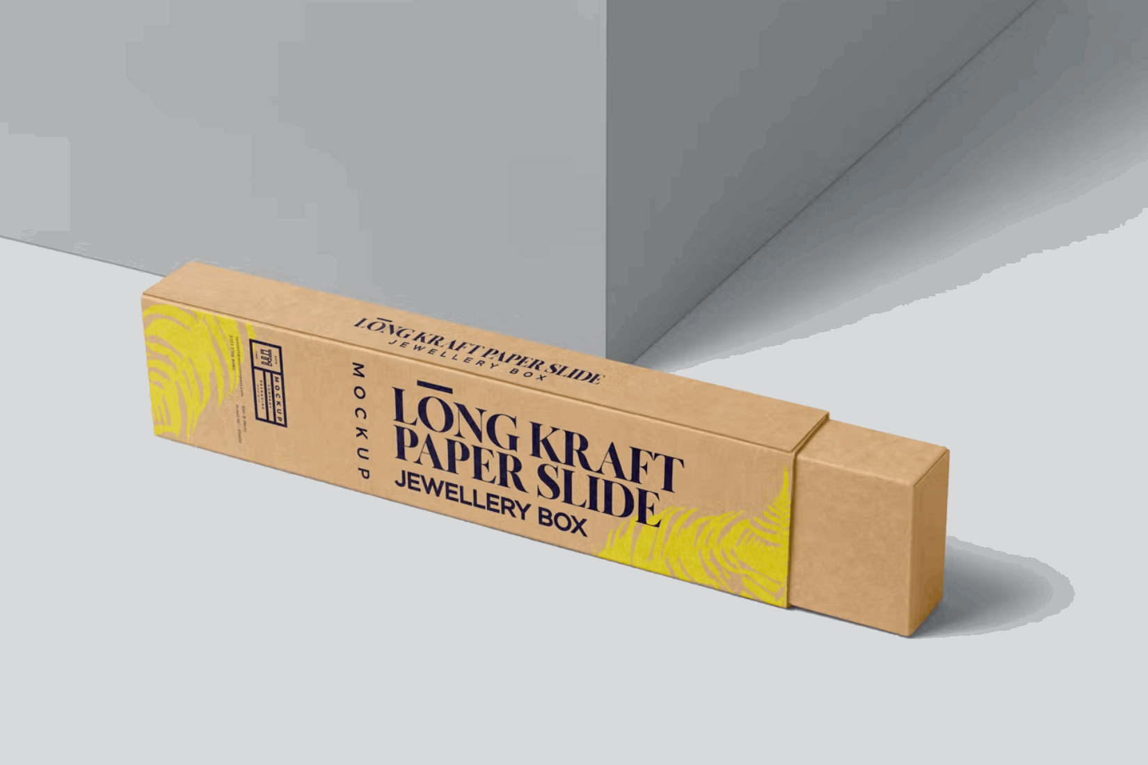 100Long Rectangle Drawer Box Mockups