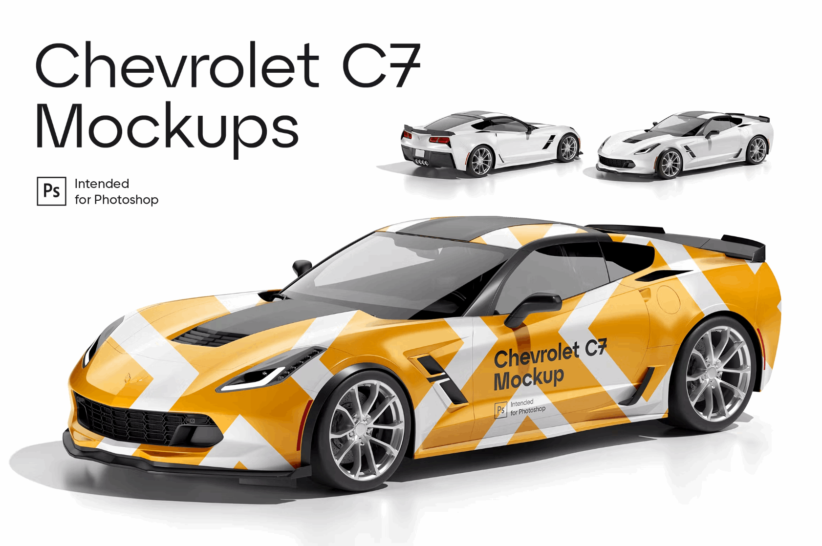 101Sport Car Mockup (Corvette C7)