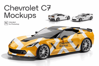 101Sport Car Mockup (Corvette C7) - whaledesign